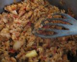 Foto langkah ke 5 dari resep Nasi Urap Sambal Ikan.