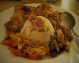 Foto langkah ke 6 dari resep Nasi Bancaan Sederhana.