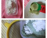 Foto langkah ke 1 dari resep Green Tea Swiss Roll.