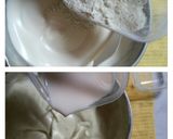 Foto langkah ke 4 dari resep Green Tea Swiss Roll.