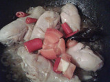 Ayam soun dengan kuah kecap