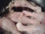 Ayam soun dengan kuah kecap