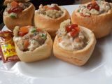 Bowl Bread (Roti Mangkok) dg Chicken Cream Soup