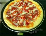 Foto langkah ke 6 dari resep "Pan Pizza".