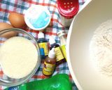 Foto langkah ke 1 dari resep Kue Kukus Pelangi.