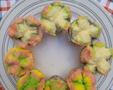 Foto langkah ke 7 dari resep Kue Kukus Pelangi.