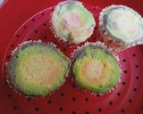 Foto langkah ke 8 dari resep Kue Kukus Pelangi.