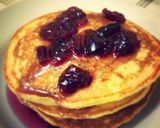 Foto langkah ke 6 dari resep Homemade Pancake with Cherry Syrup.