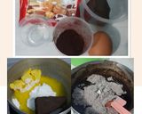Foto langkah ke 1 dari resep BROWNIES CRISPY MILO CHEESE CAKE .