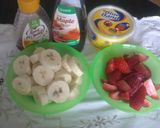 Foto langkah ke 1 dari resep PISANG PANGGANG DAN STRAWBERRY.