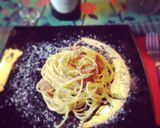 Foto langkah ke 8 dari resep Spaghetti alla carbonara.