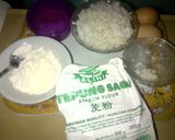 Foto langkah ke 1 dari resep Pempek Nasi Saos Ebi.