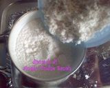 Foto langkah ke 4 dari resep wingko babat darurat pakai teflon (foto step by step).