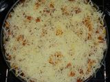 Baked Rigatoni with Triple Cheese and Bolognese Sauce