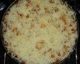 Foto langkah ke 8 dari resep Baked Rigatoni with Triple Cheese and Bolognese Sauce.
