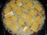 Baked Rigatoni with Triple Cheese and Bolognese Sauce
