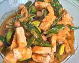 Foto langkah ke 3 dari resep Lontong Pakis dengan Sambal Bilis dan Tauco.