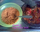 Foto langkah ke 6 dari resep Sambel (Nasi) Pecel Madiun Ekspress Pedes (foto step by step).