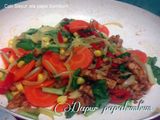 Tumis Sayuran dan Tempe