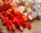 Foto langkah ke 3 dari resep Tumis Terong Bola Campur Pindang Tongkol.