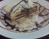 Foto langkah ke 5 dari resep Lapis Cokelat Keju Express.
