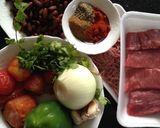 A picture of step 1 of Chili con Carne.