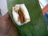 Lontong Isi Wortel dan Ayam