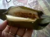 Lontong Isi Wortel dan Ayam