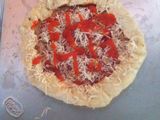 Pizza hot super jumbo ala chef Anisah Luthfi,AMd