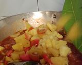 Foto langkah ke 8 dari resep cumi nanas saos asam pedas manis.