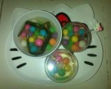 Foto langkah ke 5 dari resep Onde-onde rainbow.