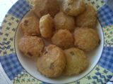 Perkedel kentang celup telur
