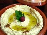Egyptfood with hummus