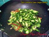 Sayur Cabe Hijau (Jawa= Jangan Lombok/Jangan ndeso)