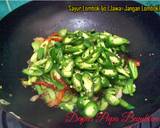 Sayur Cabe Hijau (Jawa= Jangan Lombok/Jangan ndeso) langkah memasak 3 foto
