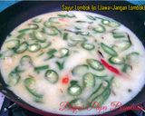 Foto langkah ke 4 dari resep Sayur Cabe Hijau (Jawa= Jangan Lombok/Jangan ndeso).