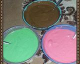 Foto langkah ke 3 dari resep bolu kukus mawar.
