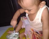 Foto langkah ke 5 dari resep es hunkwe santan manis.