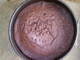 Cake coklat tanpa terigu dengan Milka 