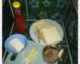 Foto langkah ke 1 dari resep roti panggang isi tuna bekal suami tercintaaaa.