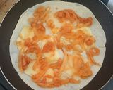 Foto langkah ke 3 dari resep Quesadilla ayam.