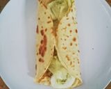 Foto langkah ke 6 dari resep Egg Wrap ekspres.