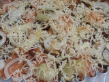 Pizza Singkong Toping Terong