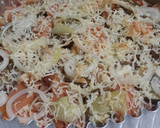 Foto langkah ke 3 dari resep Pizza Singkong Toping Terong.