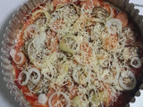 Pizza Singkong Toping Terong