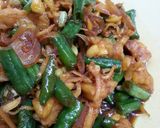 Foto langkah ke 6 dari resep Kacang Panjang dan Tempe Teri Kecap.