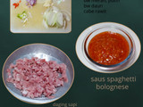 Spaghetti Bolognese telor ceplok