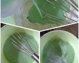 Foto langkah ke 3 dari resep Bingka Pandan atau Bibingkaan Pandan (kue khas Kal Sel).