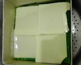 Foto langkah ke 10 dari resep cake keju pandan kukus modifikasi (tanpa oven n mixer).