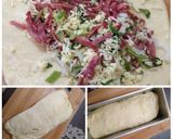 Foto langkah ke 7 dari resep ROTI BAWANG SMOKE BEEF KEJU.